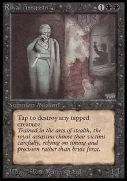 Royal Assassin - Damaged / Poor MTG Alpha - Image 1
