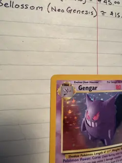 Pokemon TCG Gengar Fossil Holo Card 5/62 Unlimited Rare - Image 3