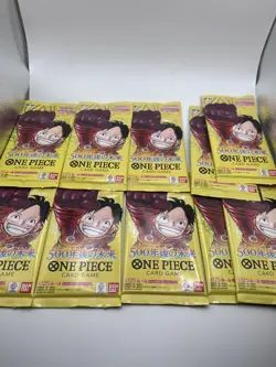 One Piece Card Game 500 年後 OP-07 Booster Pack Japanese New Factory Sealed Qty 10 - Image 1