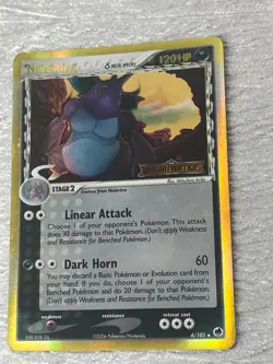 Pokemon NIDOKING 6/101 Holo Collecting Card - VERY GOOD to MINT - never played w - Image 4