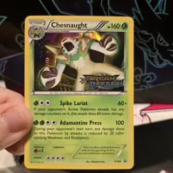 Chesnaught (Prerelease) XY68 Holo XY Promos Break Through Stamped Pokemon Card - Image 2