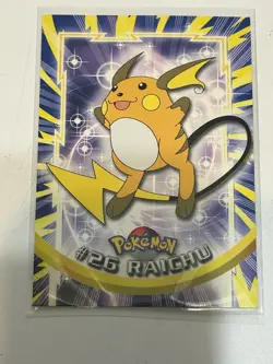 Pokemon Topps Trading Card #26 Raichu - Image 1
