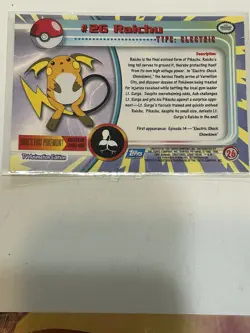 Pokemon Topps Trading Card #26 Raichu - Image 2