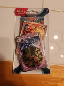 Pokemon TCG Charcadet Ceruledge Blister Pack Paradox Rift Factory Sealed Cards - Image 1