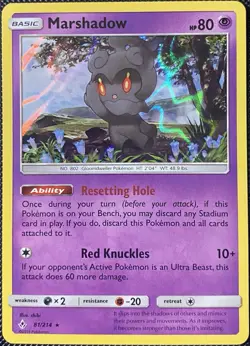 Marshadow 81/214 Sm-Unbroken Bonds Holo - Pokemon Card - Image 1