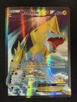 Manectric EX (113 Full Art) 113/119 Ultra Rare XY - Phantom Forces Pokemon Card - Image 1