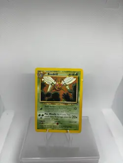 Pokemon TCG Beedrill Card 18/75 Rare Unlimited Neo Discovery LP - Image 1