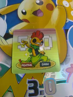 Scrafty Pokemon 3D Lenticular card - Image 1