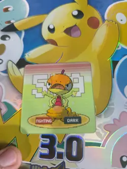 Pokemon 3D Lenticular card Scraggy - Image 1