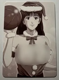 SEXY CHRISTMAS WAIFU Haruko Akagi SLAM DUNK ACG PREMIUM HOLOFOIL CARD NM - Image 2