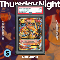 2016 POKEMON XY EVOLUTIONS #13/108 M CHARIZARD EX PSA 9 - Image 1