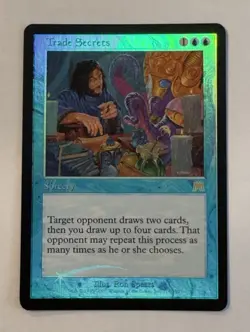Trade Secrets Foil Light Play MTG Onslaught #118 - Image 2