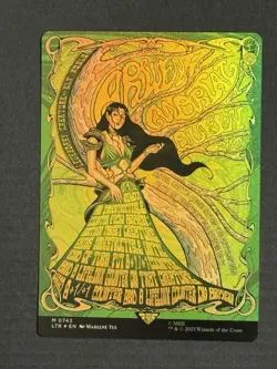 Magic The Gathering Arwen, Mortal Queen Borderless Poster LTR Foil - Image 2