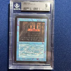 MTG Alpha Steal Artifact U B BGS 9 Quad+ MINT (9.5 edges) 1993 - Image 1
