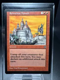 Magic the Gathering ~ MTG ~ 1x Relentless Assault ~ PORTAL II ~ LP/NM - Image 1