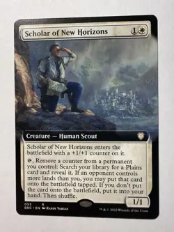 MTG - Scholar of New Horizons (Extended Art) BRC Regular Rare #053 - Image 1