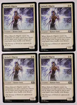 4x Heliod's Pilgrim MTG,Magic 2015, Regular, LP - Image 1