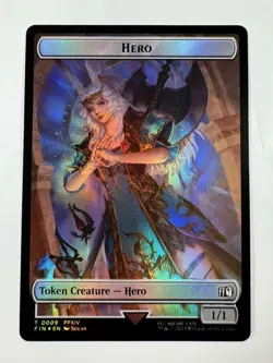 Hero | Frog Token (Foil Double-Sided) #9 |#18 Final Fantasy NM MTG - Image 1