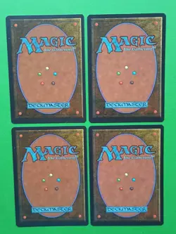 Magic MTG FBB Japanese FIREBALL X 4 VLP/EX 4th Edition 1996 NICE!! - Image 3