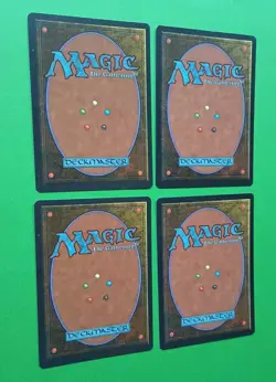 Magic MTG FBB Japanese FIREBALL X 4 VLP/EX 4th Edition 1996 NICE!! - Image 4