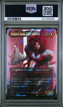 2025 MTG FINAL FANTASY KUJA, GENOME SORCERER/TRANCE KUJA, FATE DEFIED PSA 10 - Image 2