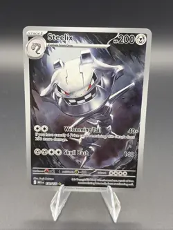 POKEMON Steelix 150/132 Me01: Mega Evolution Holo Rare Full Art - Image 1