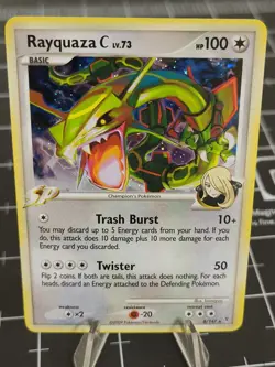 Pokemon Rayquaza C Supreme Victors 8/147 Holo Rare 100 HP English 2009 - Image 1