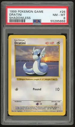 1999 Pokemon Shadowless Base Set PSA 8 Pack Fresh - Complete Your Set - You Pick - Image 4