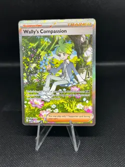 Pokemon TCG Wally's Compassion Sir Trainer 186/132 Secret Rare - Image 1