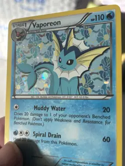 Pokemon Vaporeon Leafeon Black White Promo Glaceon Platinum All Mp-hp - Image 4