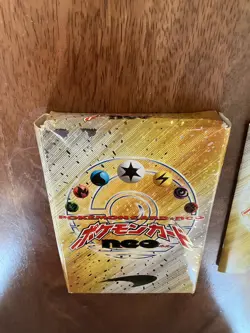 Japanese Pokemon Neo Genesis (2000) Themed Deck (Box + Lugia Coin + Counters) - Image 2