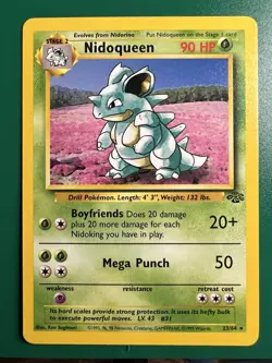 Pokemon TCG | Nidoqueen #23/64 | Jungle | WOTC Vintage | Non-Holo Rare | LP/NM - Image 1