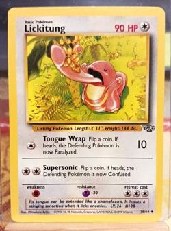POKEMON Lickitung 38/64 Jungle Set Unlimited Uncommon, NM Condition - Image 1