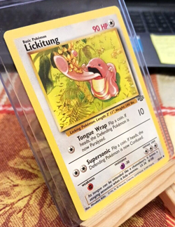 POKEMON Lickitung 38/64 Jungle Set Unlimited Uncommon, NM Condition - Image 2