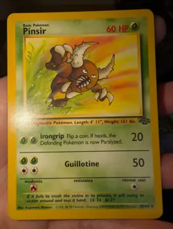 Pokemon TCG Pinsir Jungle 25/64 Regular Near Mint! - Image 1
