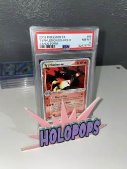 Clean 2003 POKEMON EX TYPHLOSION EX-HOLO SANDSTORM PSA 10 12cert - Image 3