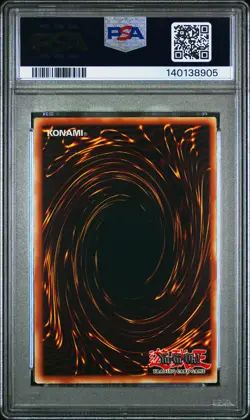 2007 YU-GI-OH! PREM PACK SECRET RARE #EN015 RED-EYES BLACK METAL DRAGON PSA 9 - Image 2