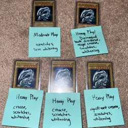 Lot of 5 Blue-Eyes White Dragon SDK-001 Starter Deck: Kaiba Unlimited MP/HP/DMG - Image 1