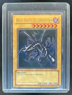 2003 Yu-Gi-Oh! Starter Deck Joey Red-Eyes B. Dragon #SDJ-001 - Image 1