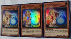Yugioh 3x Spirit Sculptor RIRA-EN034 Ultra Rare 1st Edition Near Mint Playset - Image 4