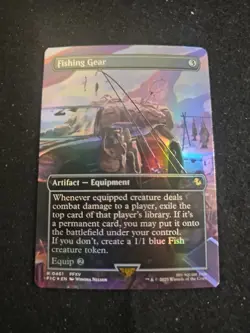 Fishing Gear (Borderless) Commander: Final Fantasy Foil - Image 1