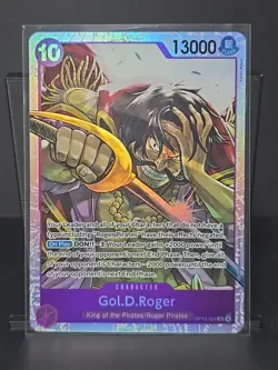 One Piece Carrying On His Will Gol D Roger OP13-064 SR English FOIL - Image 1
