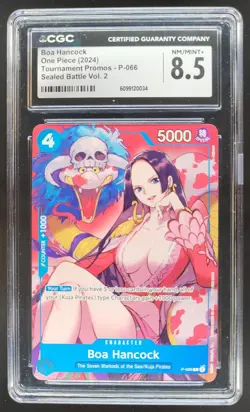 2024 ONE PIECE CCG BOA HANCOCK SEALED BATTLE PROMO P-066 CGC 8.5 C PT - Image 1