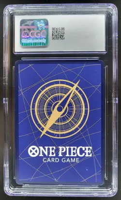 2022 ONE PIECE CCG JAPANESE MONKEY D. LUFFY 25TH MANGA ALT ART CGC 10 D PT - Image 2