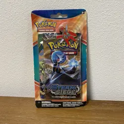 Pokemon TCG: XY Steam Siege & Roaring Skies 2-Pack Blister W/pin Factory Sealed - Image 1