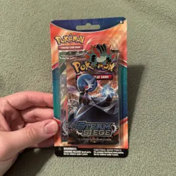 Pokemon TCG: XY Steam Siege & Roaring Skies 2-Pack Blister W/Swampert Pin Sealed - Image 1