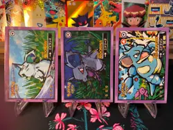 #29-31 Nidoqueen Nidorina Nidoran Cracked Ice Holo Pokemon Safari 2025 Peru Us - Image 1