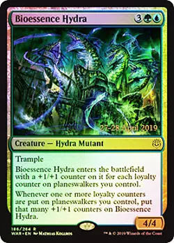 MTG - Bioessence Hydra - Foil - Prerelease Promo, War of the Spark - Image 1