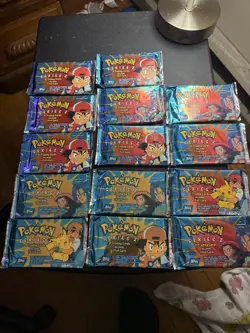 2000 topps pokemon tv animation series 2 FACTORY SEALED PACK - Image 1