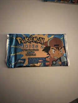Pokemon Topps TV Animation Edition Series 2 Trading Cards Factory Sealed Pack - Image 1